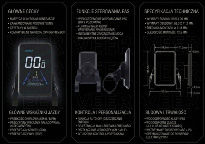 KOLOROWY WYŚWIETLACZ YOLIN YL-81F