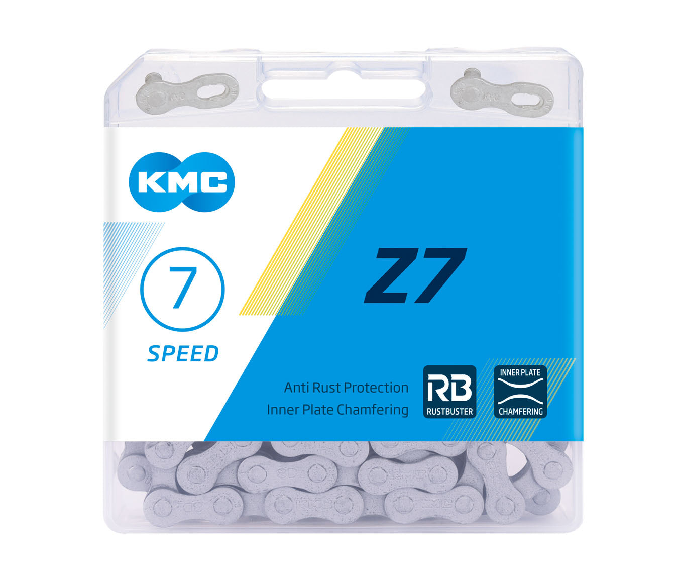 ŁAŃCUCH ROWEROWY KMC Z7 RB